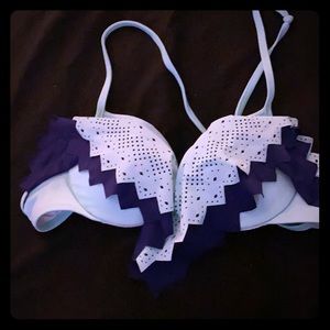 2- tone bathing suit top